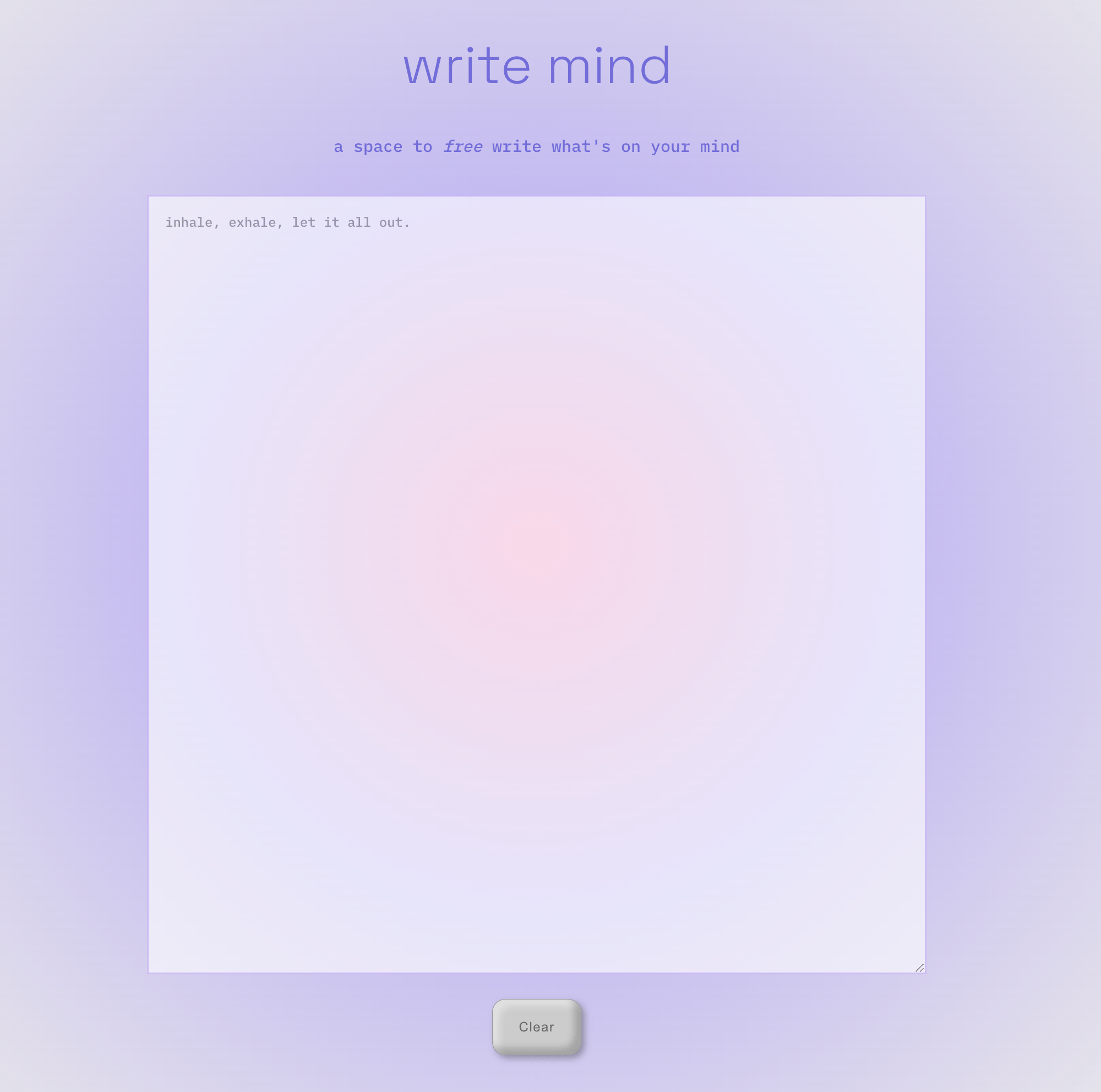 Write Mind